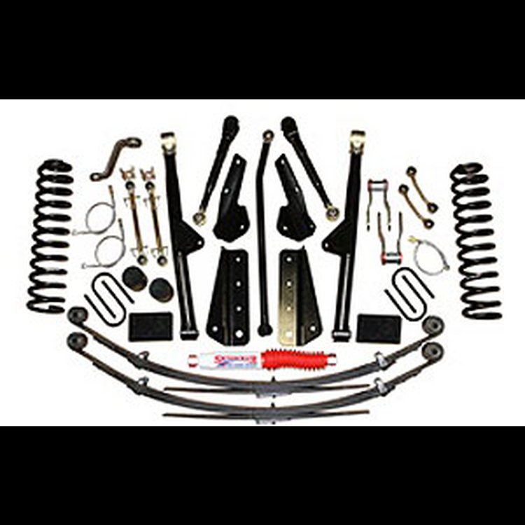 Rock Ready ; Suspension Lift Kit; 6 in.Lift; IncFtClSpgs;Ft/RrBpStSpcrs/SwyBrEdLks/BrkLns;DrpPtmnArm