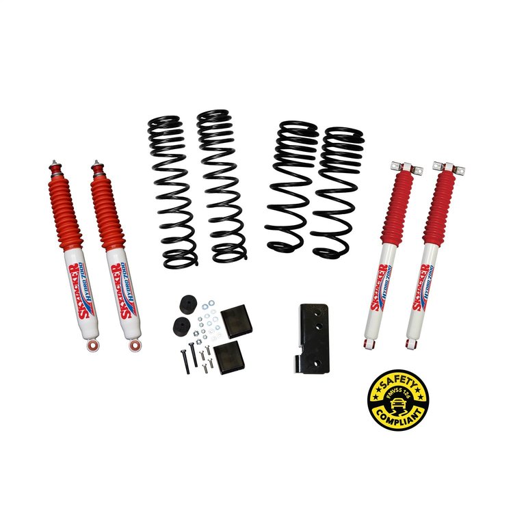 JK20BPHLT Front and Rear Suspension Lift Kit, Lift Amount: 2.5 in Front/2.5 in Rear