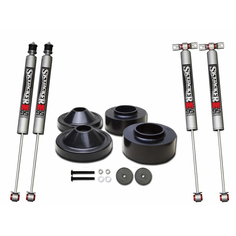 JK23-M Front and Rear Leveling Kit, Lift Amount: 2 in. Front/0.75 in. Rear