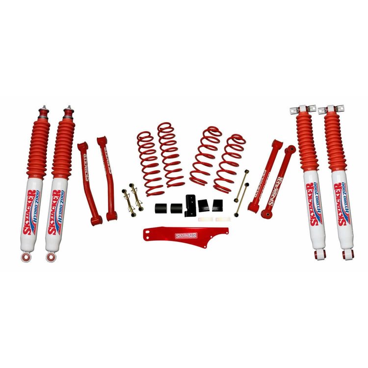 JK2501KCR-H Front and Rear Suspension Lift Kit, Lift Amount: 2.5 in. Front/2.5 in. Rear