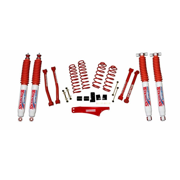JK2501KCR-N Front and Rear Suspension Lift Kit, Lift Amount: 2.5 in. Front/2.5 in. Rear