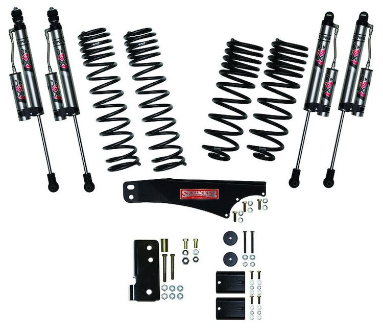 2 1/2 in. Dual Rate Long Travel Suspension Lift Kit for 2007-2018 Jeep Wrangler JKU (4-Door) w/ADX 2.0 Remote Reservoir Shocks