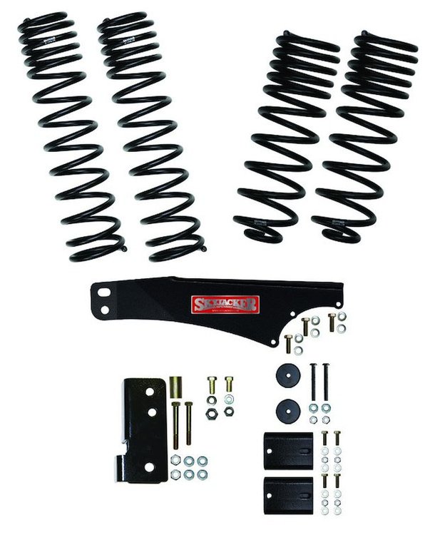 2 1/2 in. Dual Rate Long Travel Suspension Lift Kit for 2007-2018 Jeep Wrangler JKU (4-Door) w/o Shocks