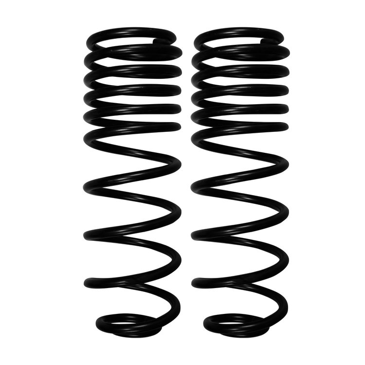 2-2.5 In. Dual Rate-Long Travel Rear Coil Springs for 2007-2018 Jeep Wrangler JK 4-Door