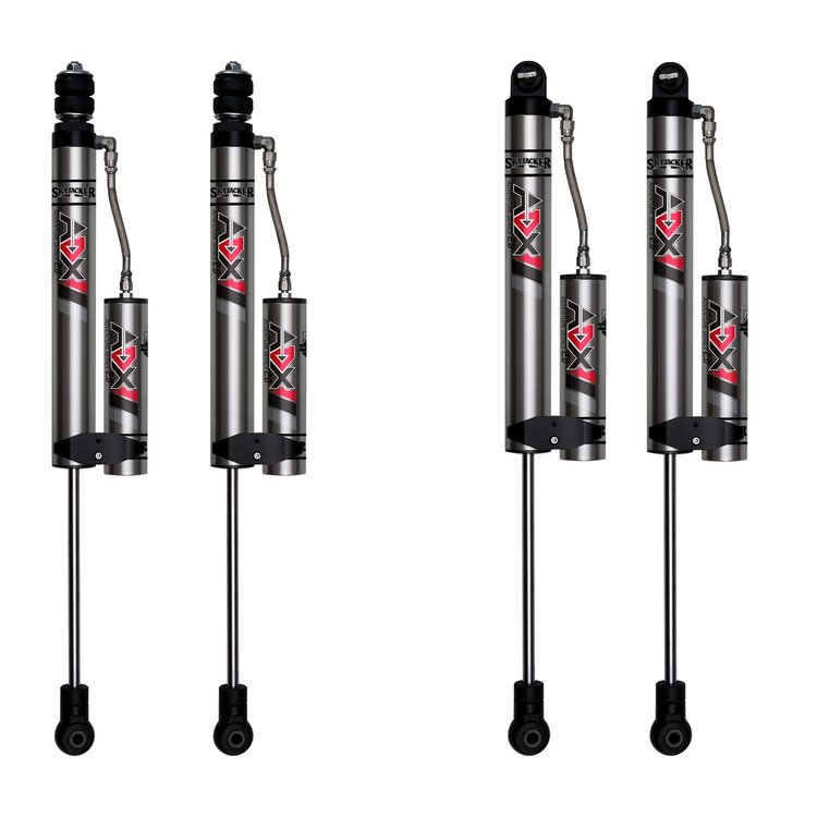 ADX 2.0 Remote Reservoir Aluminum Monotube Shocks for 2007-2018 Jeep Wrangler JK/JKU w/3 1/2 in. Lift