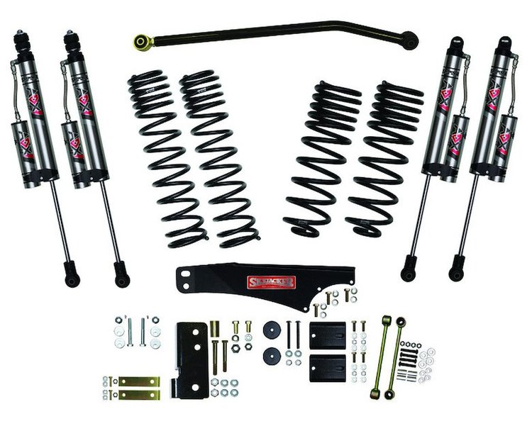 3 1/2 in. Dual Rate Long Travel Suspension Lift Kit for 2007-2018 Jeep Wrangler JK (2-Door) w/ADX 2.0 Remote Reservoir Shocks