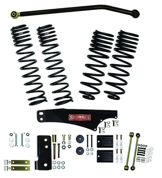 3 1/2 in. Dual Rate Long Travel Suspension Lift for 2007-2018 Jeep Wrangler JK (2-Door) w/o Shocks
