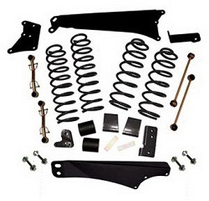 Suspension Lift Kit 4 in. Lift Incl. Front/Rear Track Bar Brace Front/Rear Track Bar Bracket Front/Rear Cam Bolts