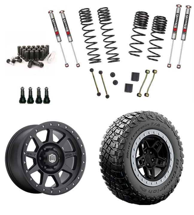 2.5 In. Suspension Lift Kit System for 2018 Jeep Wrangler JL Rubicon