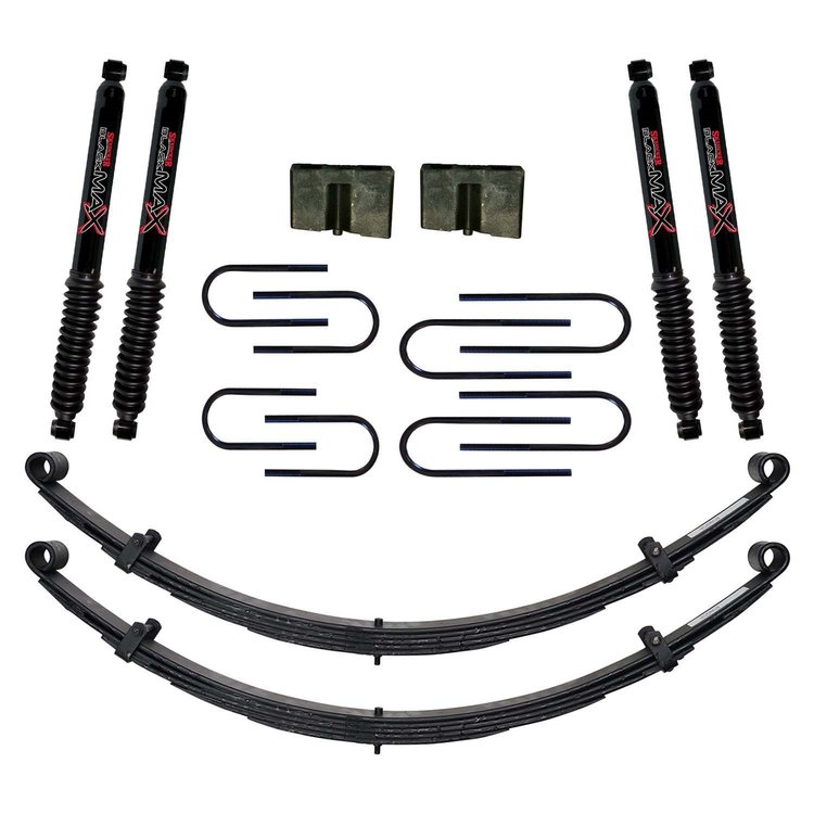 4 in. Suspension Lift Kit for Jeep with Black MAX Shocks JP40K-B