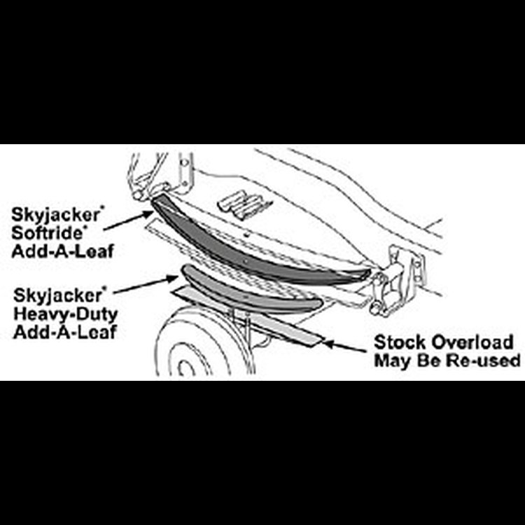 Softride Rear Add-A-Leafs 2004-08 Ford F-150 4x4