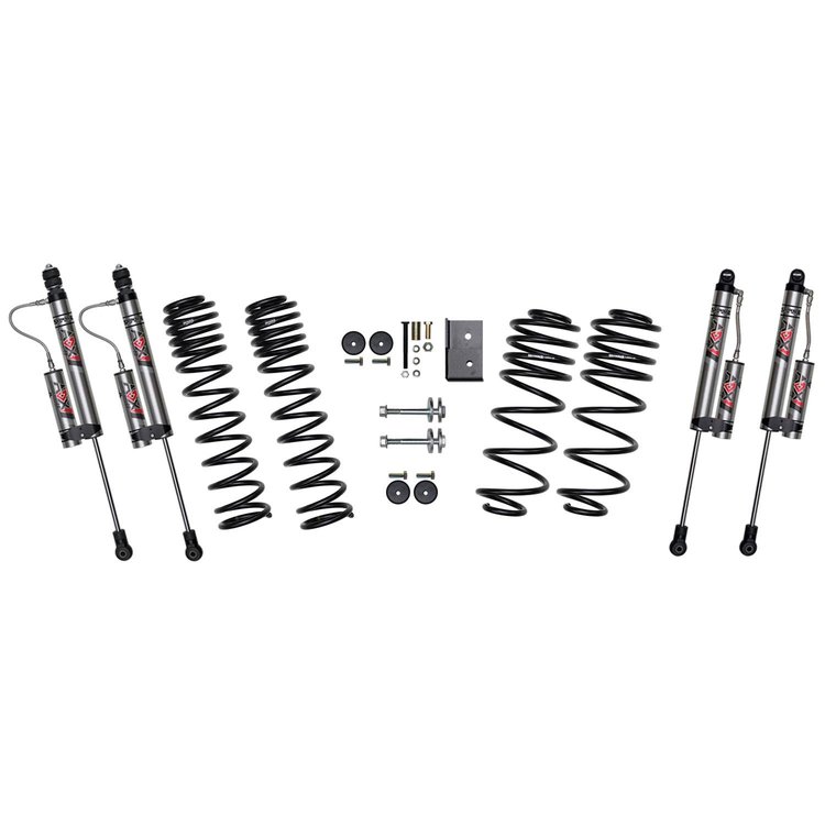2 1/2 in. Dual Rate Long Travel Suspension Lift Kit for 1997-2006 Jeep Wrangler TJ w/ ADX 2.0 Remote Reservoir Shocks