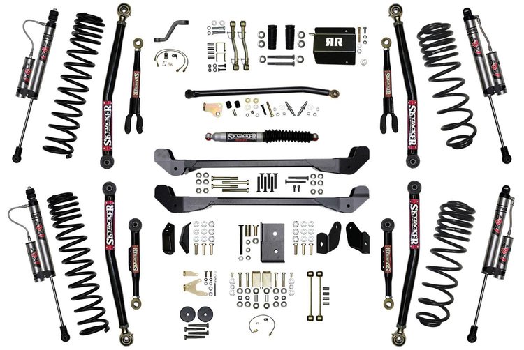 6 in. Dual Rate Long Travel Suspension Lift Kit for 1997-2006 Jeep Wrangler TJ w/ ADX 2.0 Remote Reservoir Shocks