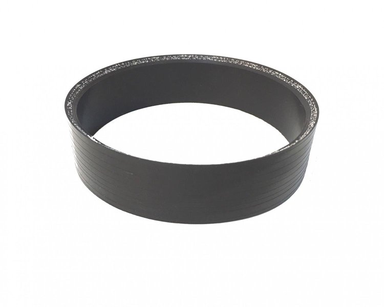 Big Gulp Reducer Sleeve Hose Coupler, for  3.850 to 4 in. Throttle Body [Black Finish]