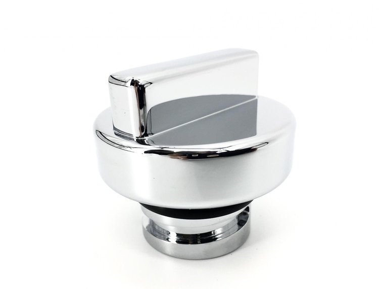 Oil Cap Replacement, Billet Aluminum [Chrome Finish]