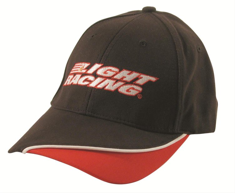 BLACK/RED BALL CAP
