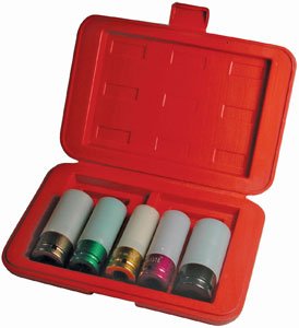 Coated Lug Nut Socket Set Kit Includes: 3/4" Socket