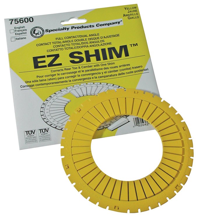 Caster/Toe Shim Yellow