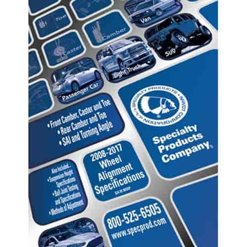 Alignment Specs Book for All 2008-2017 Vehicles