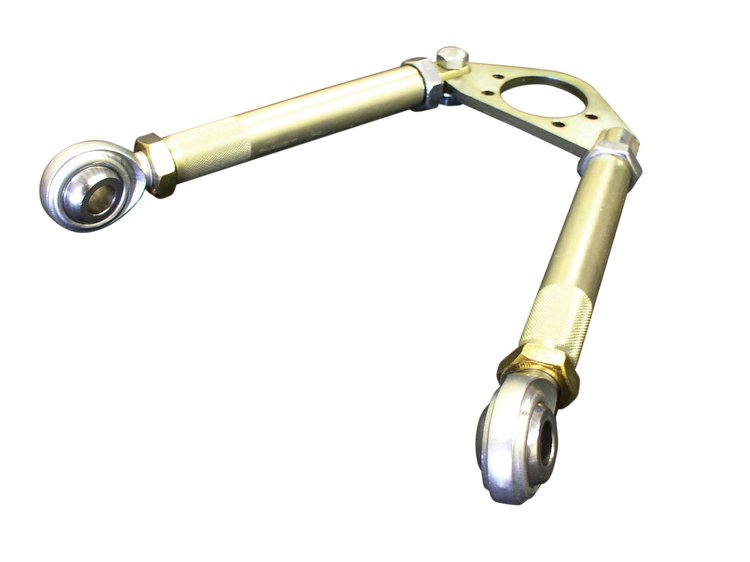 Adjustable Upper Control Arm Cross Shaft Length: Hi-Strength 2 pc. Rod End