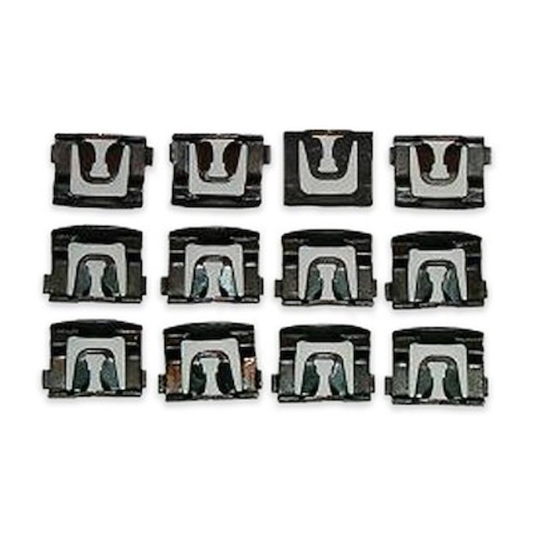GMK2120525712S 12 Pcs Windshield Reveal Molding Clip Set for 1971-1974 Plymouth Barracuda/Dodge Challenger