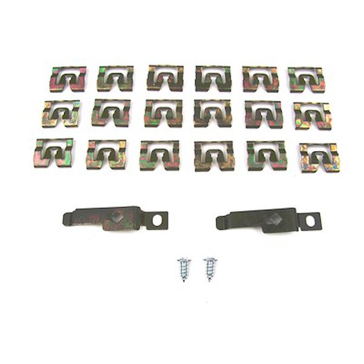 GMK2120715712S 22 Pieces Rear Window Reveal Molding Clip Set for 1971-1974 Dodge Challenger