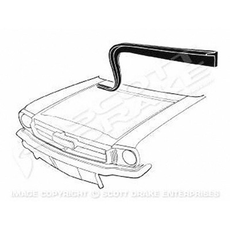 GMK3020280641 Hood To Cowl Seal for 1964-1966 Ford Mustang