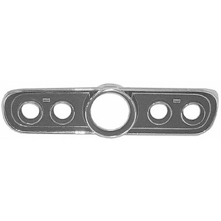 GMK3020523661 Black Camra Case Finish Instrument Cluster Bezel for 1966 Ford Mustang Standard