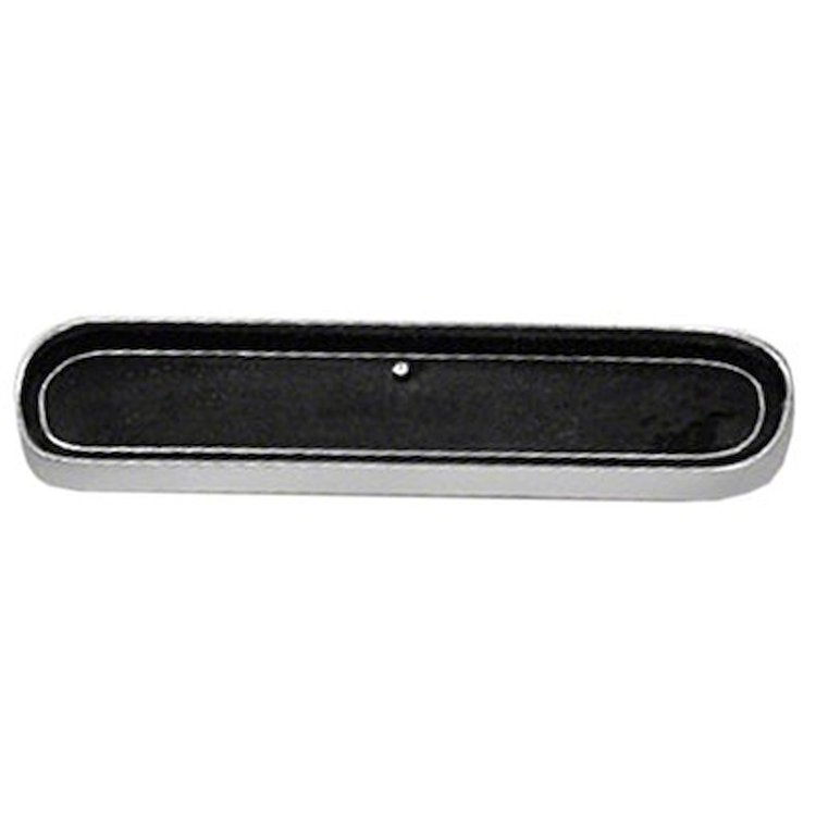 GMK3020524661 Black Glove Box Door for 1966 Mustang Standard [No Logo] [Black Camera Case Finish]
