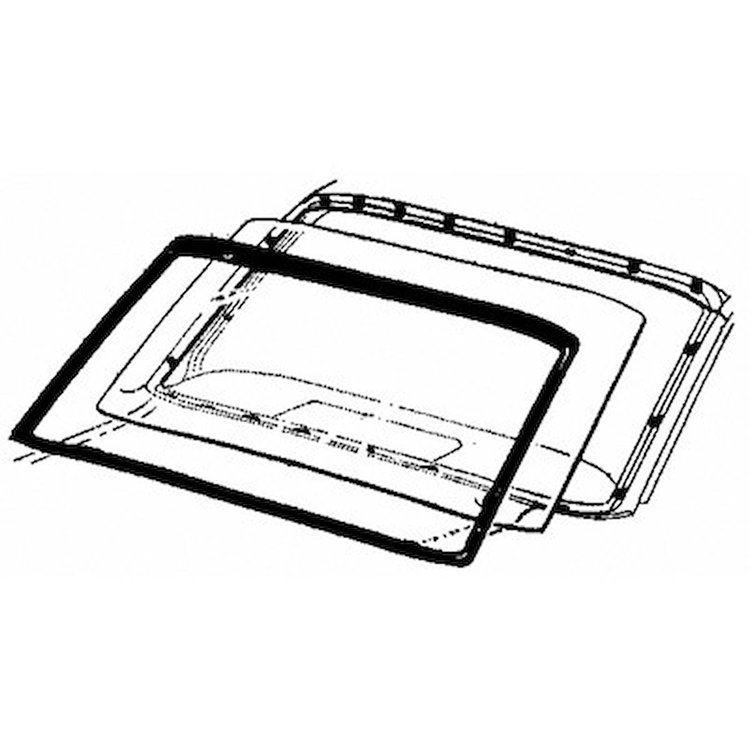 GMK302053564 Front Windshield Gasket for 1964-1968 Ford Mustang