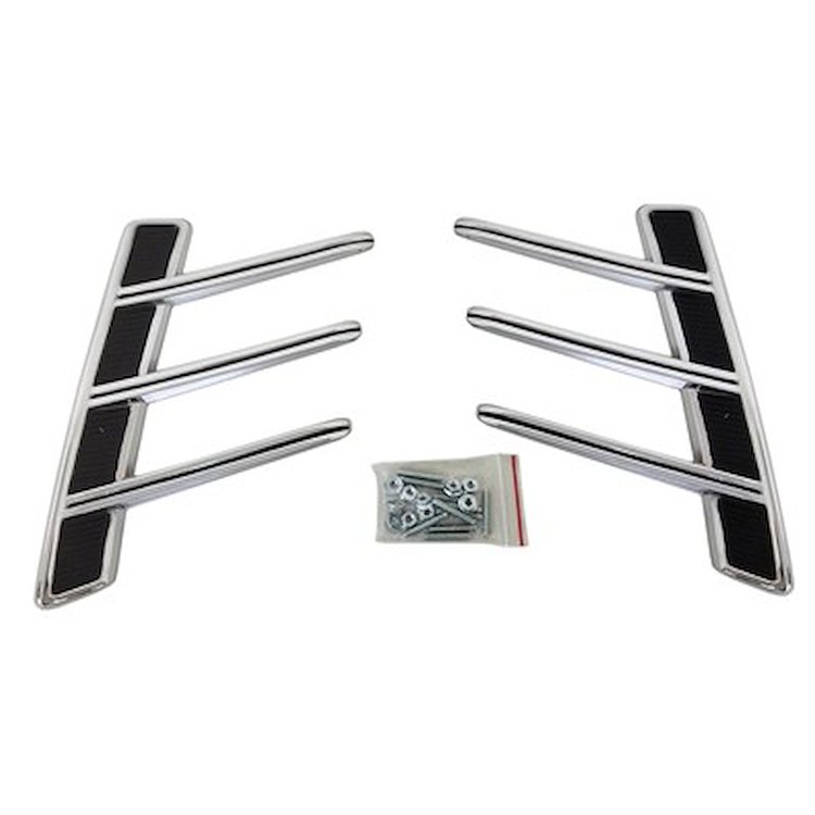 GMK302061566P Left/Driver Side/Right/Passenger Side Pair Quarter Panel Ornament for 1966 Ford Mustang