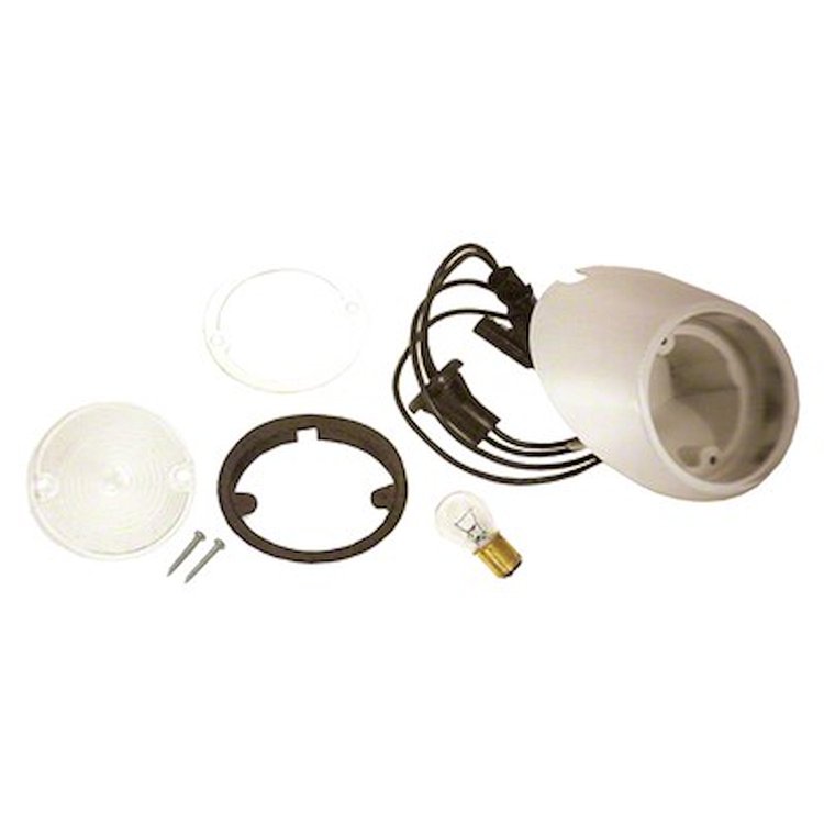 GMK302084664LS Left/Driver Side Back-Up Lamp Assembly for 1964-1966 Mustang [Complete]