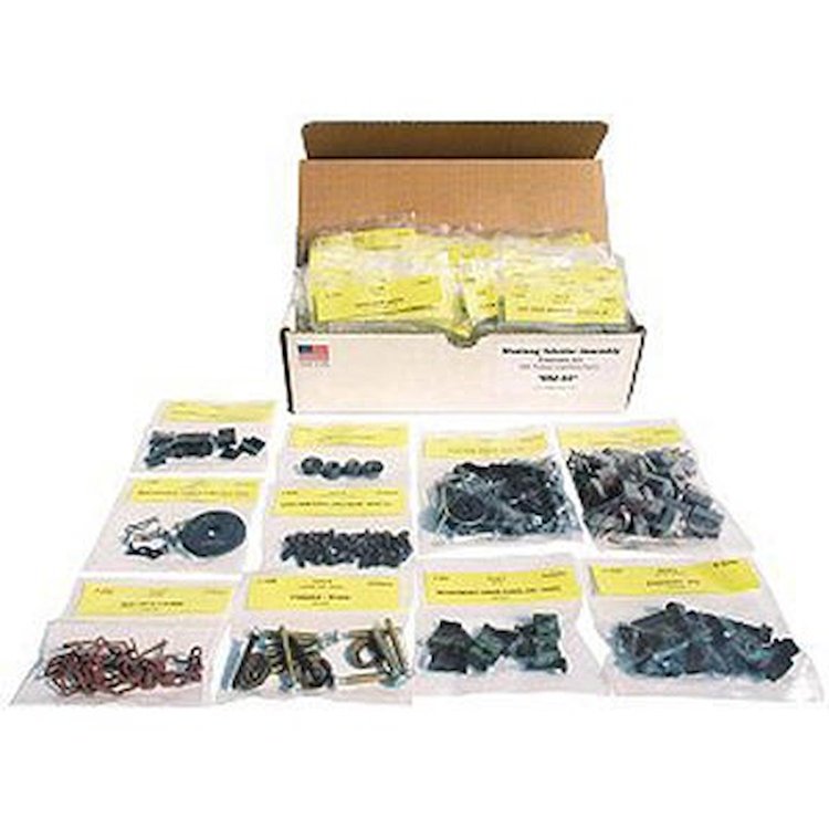 GMK3020957651S Master Interior Hardware Kit for 1965-1966 Ford Mustang Coupe Std Master Interior [236 Pieces]