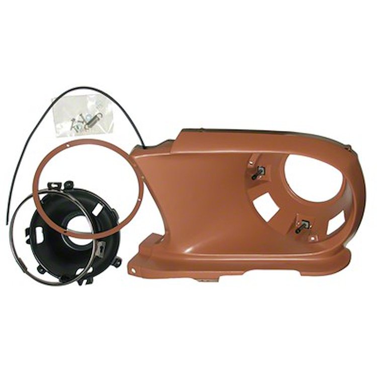 GMK302106167LS Left/Driver Side Headlamp Assembly for 1967-1968 Mustang [Except Shelby]