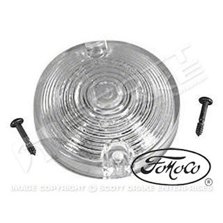 GMK3021070671 Clear Park Lamp Lens for 1967-1968 Ford Mustang