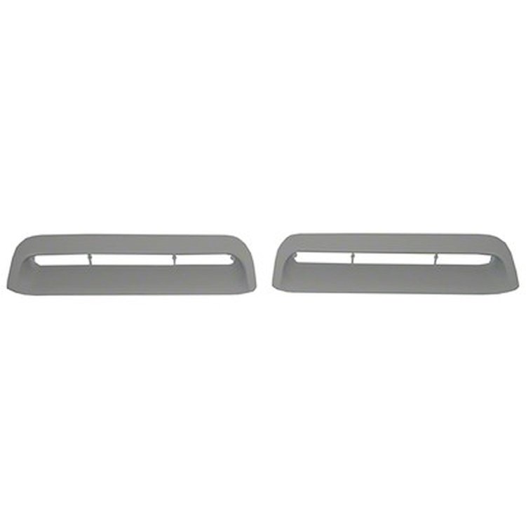 GMK302125567P Pair Hood Louver Plates for 1967-1968 Mustang Gt With Turn Signals In Hood