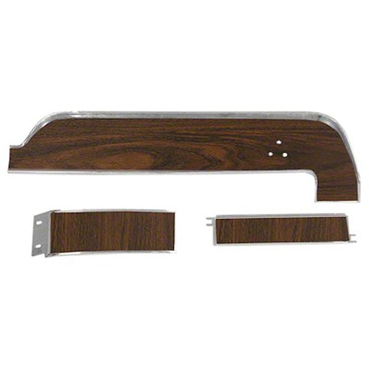 GMK3021523683S Woodgrain Dash Trim Kit for 1968 Mustang [3-Piece Set]