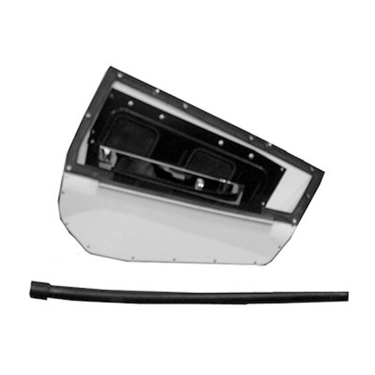 GMK302161567R Right/Passenger Side Quarter Panel Vent Door for 1967-1968 Ford Mustang Fastback