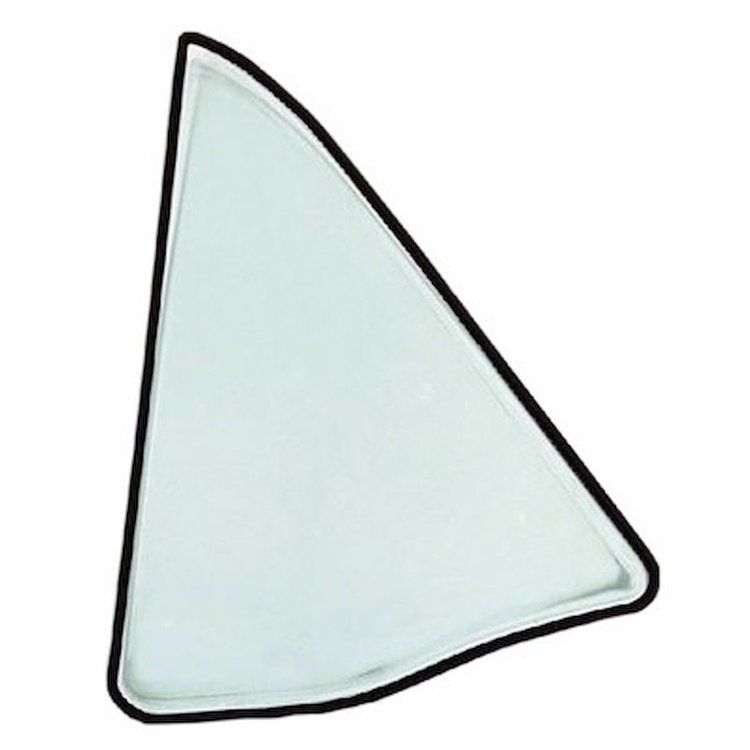 GMK3021663674L Clear Quarter Glass for 1967-1968 Mustang Hardtop