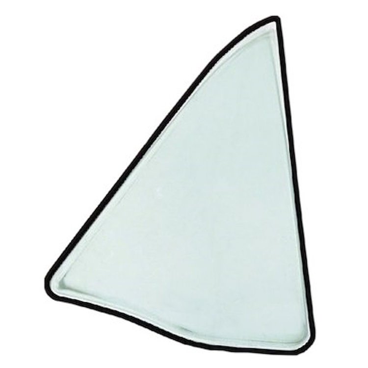 GMK3021663674R Clear Quarter Glass for 1967-1968 Mustang Hardtop