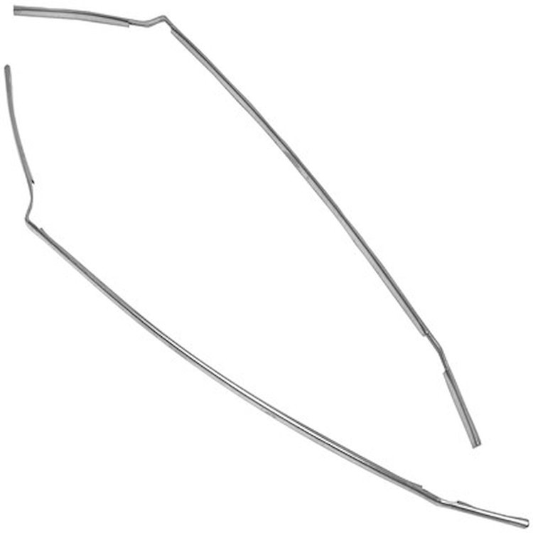 GMK302241569P Left/Driver Side/Right/Passenger Side Pair Door Edge Guard Set for 1969-1970 Ford Mustang