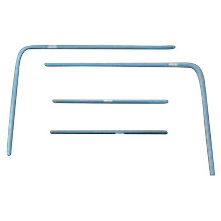 GMK3022715692S 4 Piece Set Rear Window Reveal Molding Set for 1969-1970 Ford Mustang Fastback