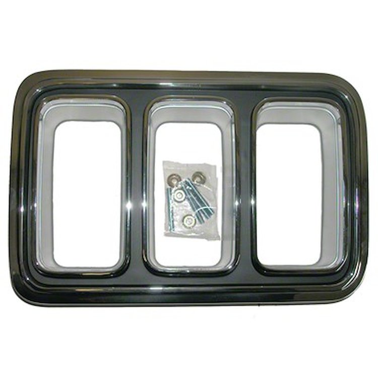 GMK3022840701L Left/Driver Side Tail Lamp Bezel for 1970 Mustan [Except Fastback