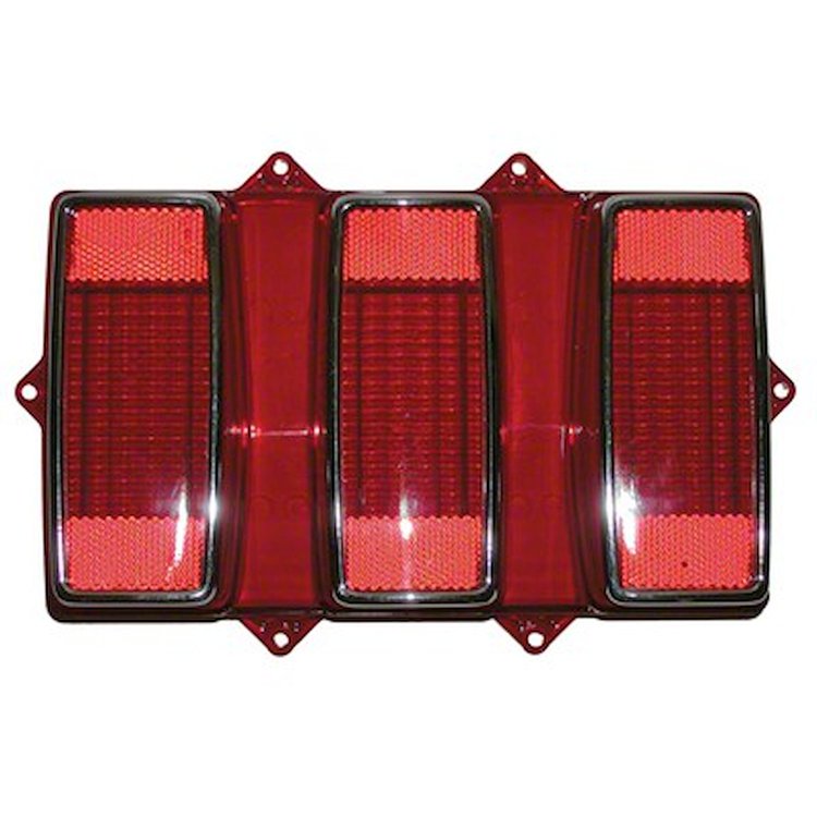 GMK302284569S Left/Driver Side/Right/Passenger Side Tail Lamp Lens for 1969 Ford Mustang