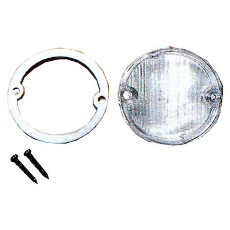 GMK302284769S Left/Driver Side Or Right/Passenger Side Back-Up Lamp Lens With Gasket for 1969-1970 Mustang [Use 2]