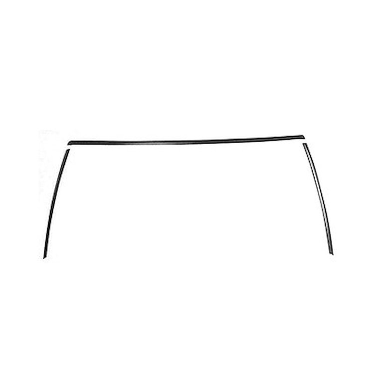 GMK3025525792S Front Windshield Molding Set for 1979-1993 Ford Mustang