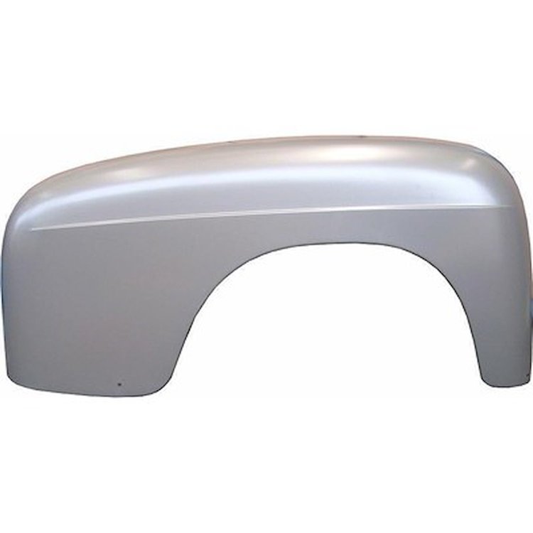 GMK314060848R Rear Step Fender Assembly for Painted Silver 1948-1950 Ford Truck