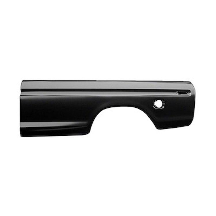 GMK3145606775L Left/Driver Side Bedside Outer Skin for 1977-1979 8' Lwb Styleside Truck With 1 Square Gas Filler Hole