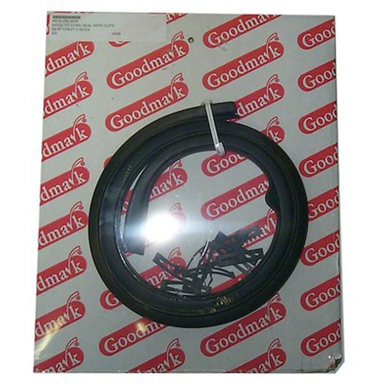 GMK401028062S Hood To Cowl Seal for 1962-1967 Chevy Nova [With Clips]