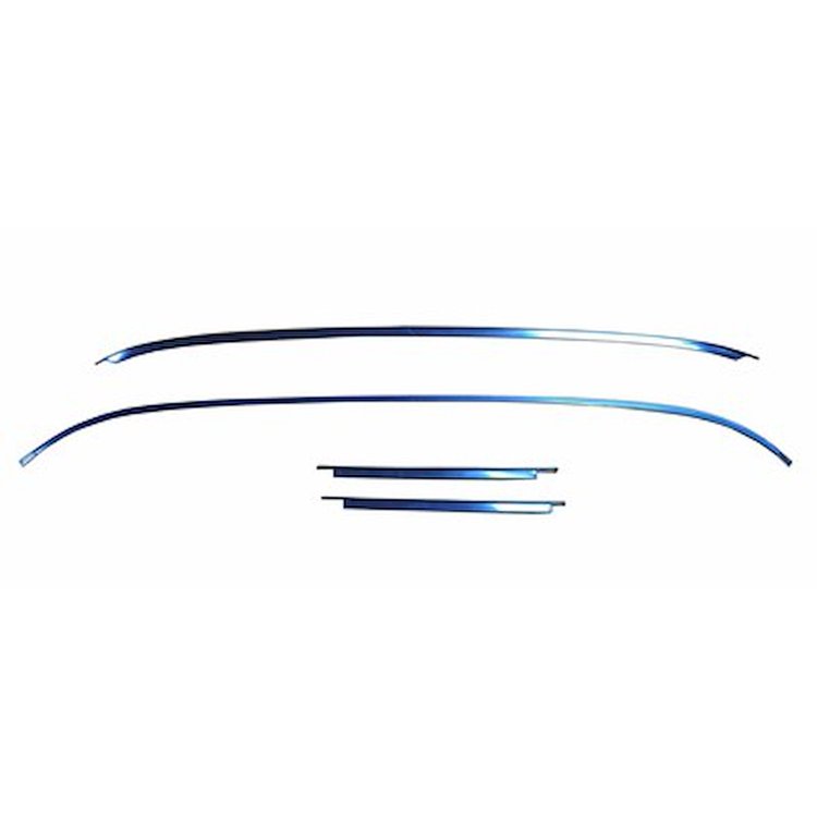 GMK4010525622S 4 Pcs Windshield Reveal Molding Set for 1962-1967 Chevy Nova Hardtop Or Convertible